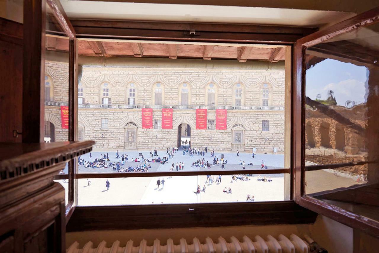 Panoramic View 2 Pitti Palace Close 2Ponte Vecchio Florenz Exterior foto